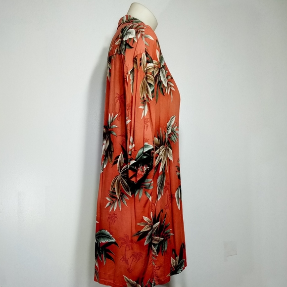 Hollis River Orange Button Down Casual Shirt Sz XL - Picture 3 of 5